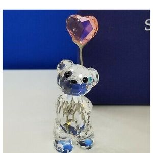 Swarovski “I Love You Kris Bear” with Pink Heart